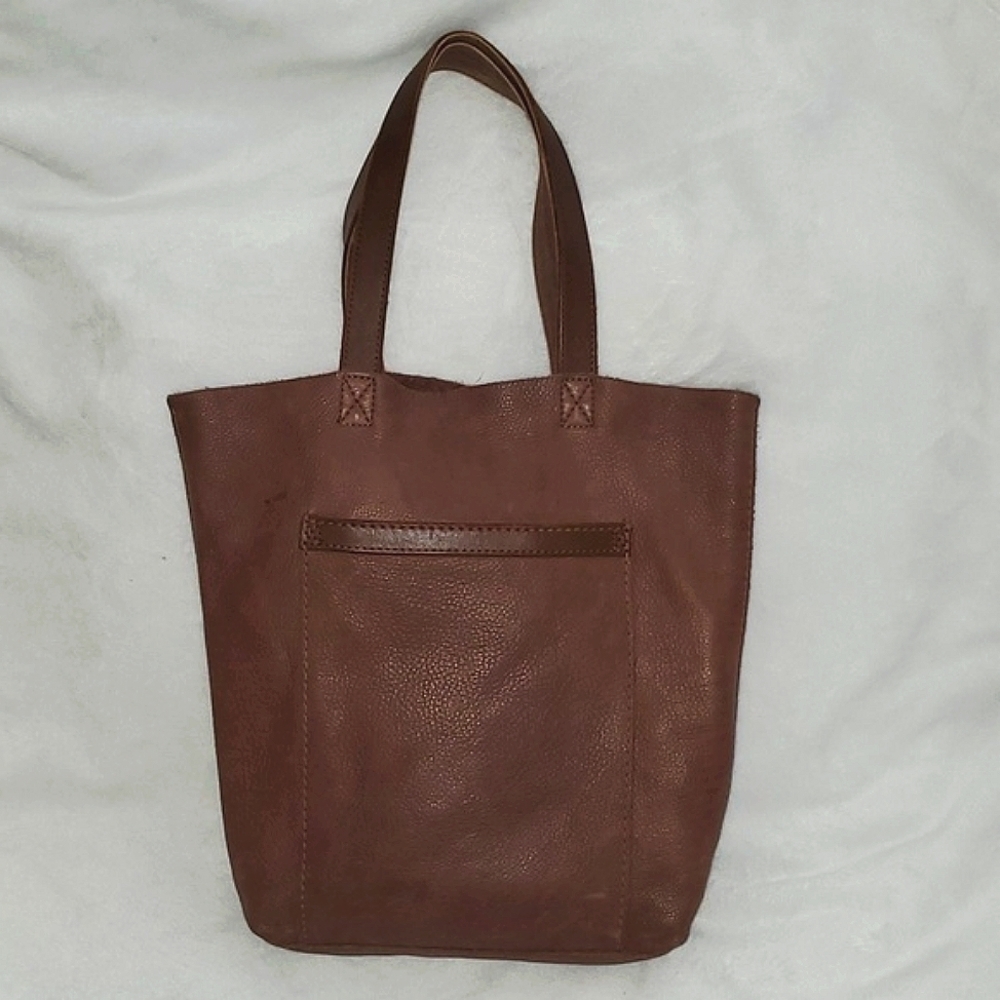 Lucky Brand Leather Tote Bag - Picture 15 of 16